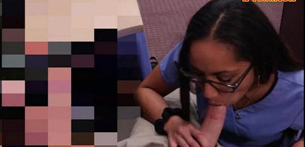  Girl in glasses pawns her twat and fucked at the pawnshop